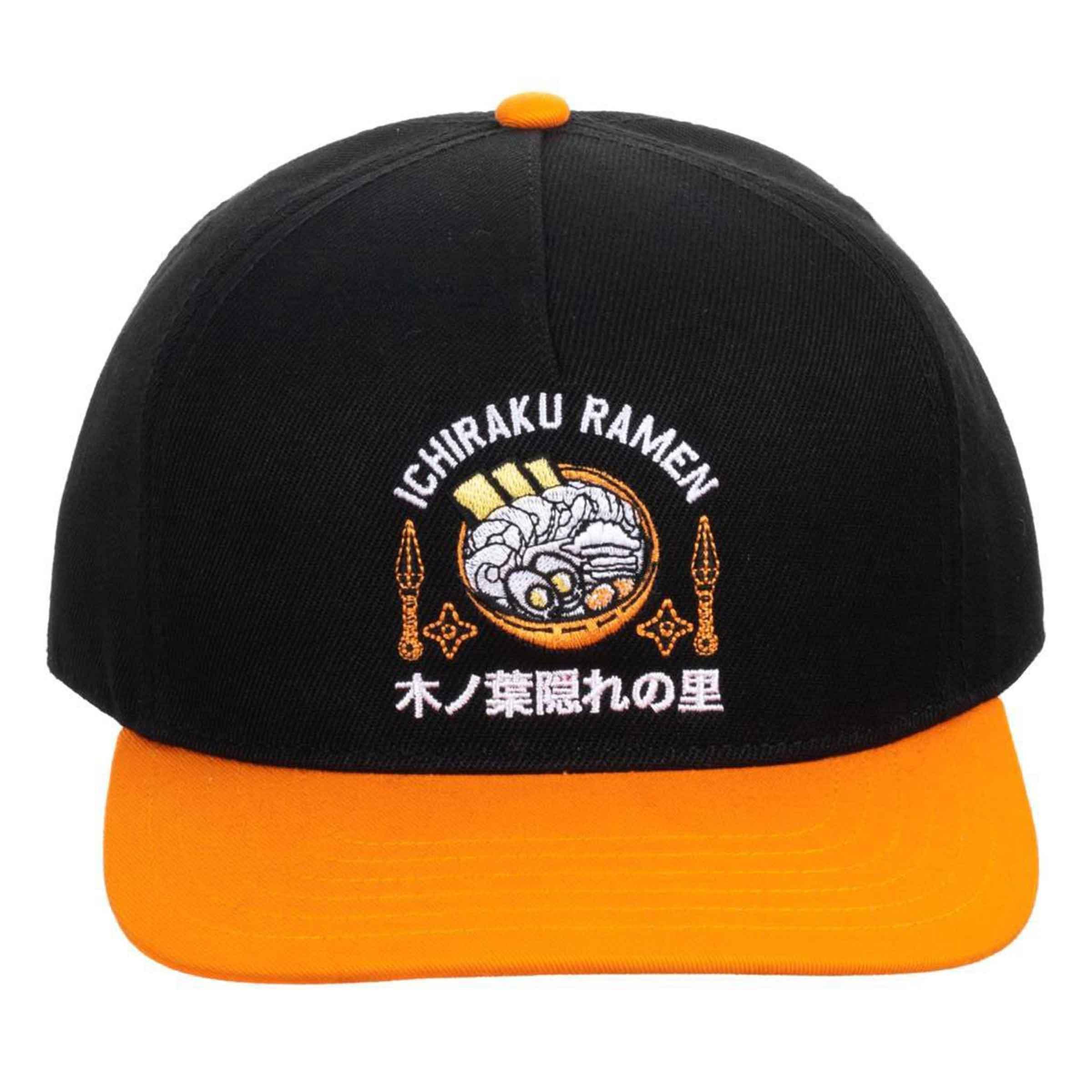 Naruto Shippuden Ichiraku Ramen Embroidered Snapback Hat - BUCKET POPCORN