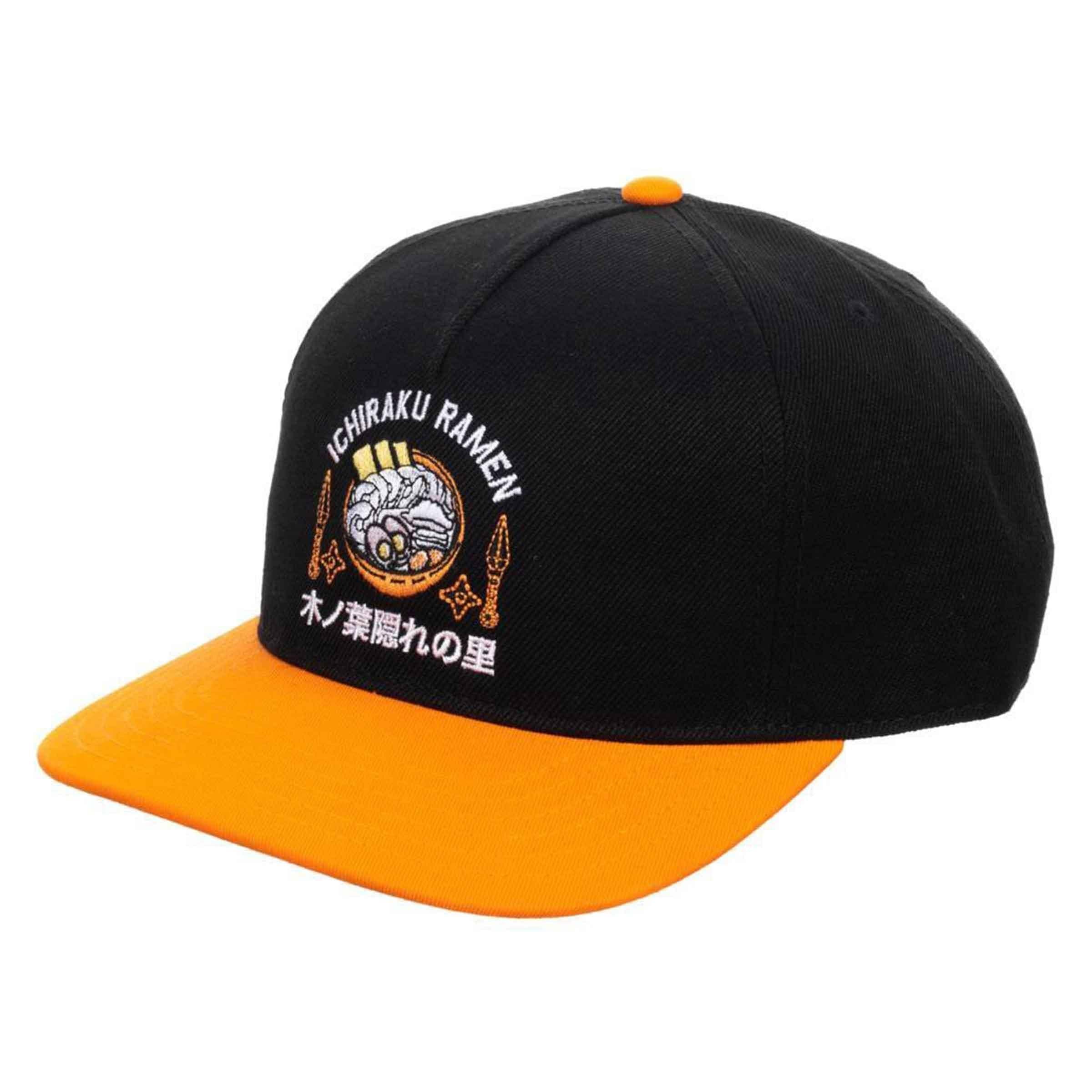 Naruto Shippuden Ichiraku Ramen Embroidered Snapback Hat - BUCKET POPCORN