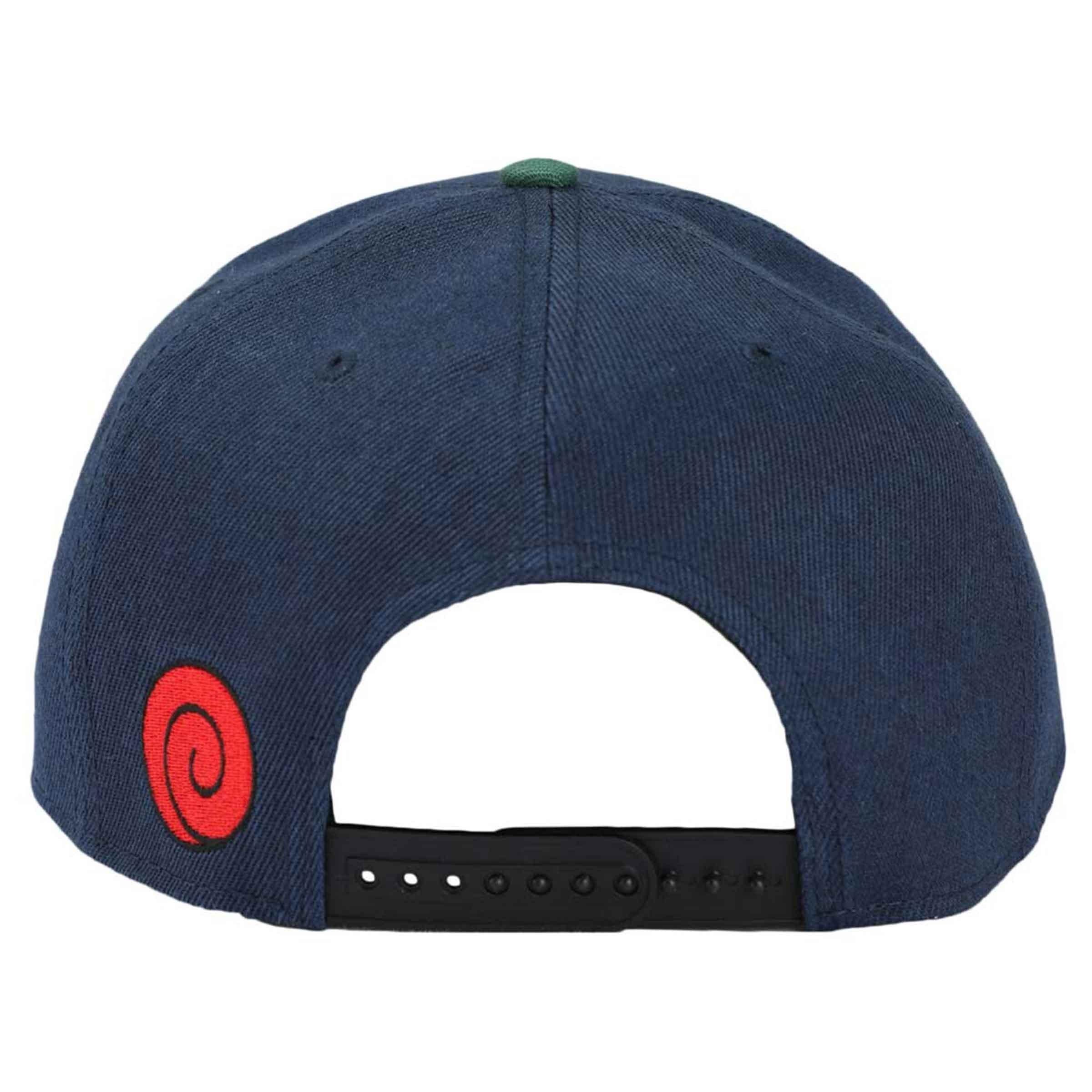 Naruto Shippuden Kakashi Hatake Character Pre-Curved Snapback - BUCKET POPCORN