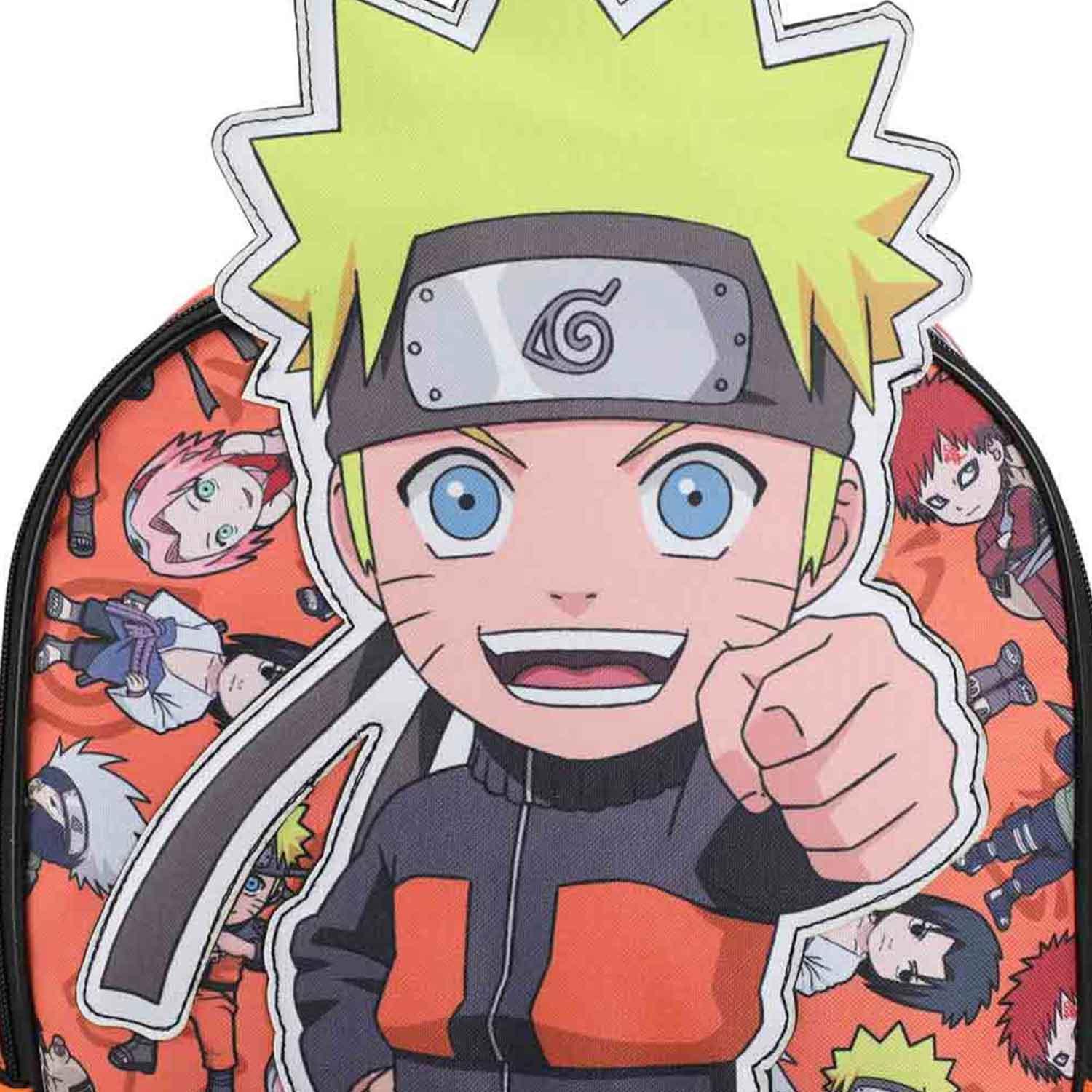 Naruto Shippuden Naruto Character Die-Cut Kids Backpack - BUCKET POPCORN