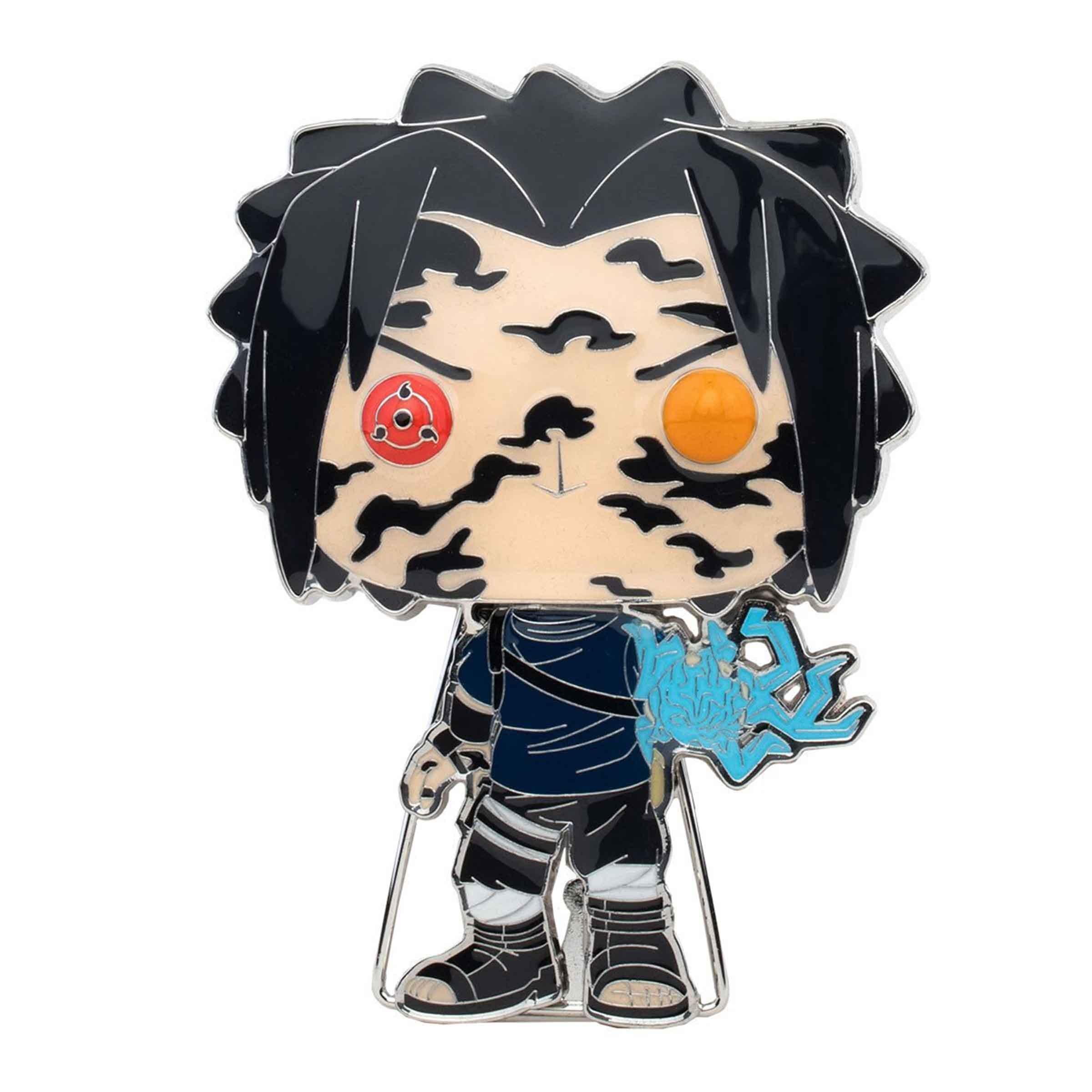 Naruto Shippuden Sasuke Large Pop! Pin Enamel Pin - BUCKET POPCORN