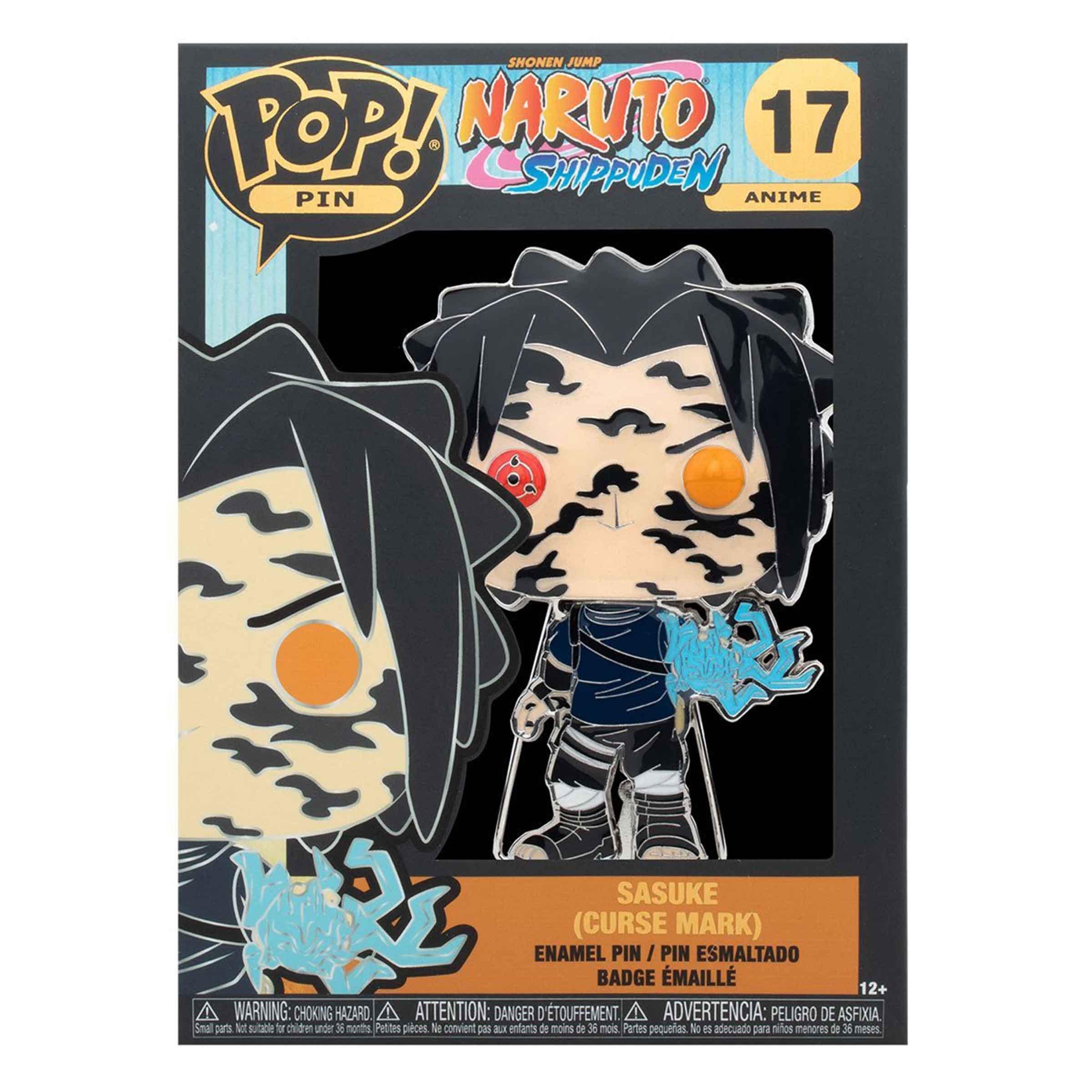 Naruto Shippuden Sasuke Large Pop! Pin Enamel Pin - BUCKET POPCORN