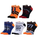 Naruto Shippuden Unisex Ankle Socks 5-Piece Pack