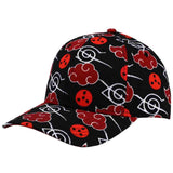 Naruto Shippuden Akatsuki Cloud All Over Print Snapback Hat - BUCKET POPCORN