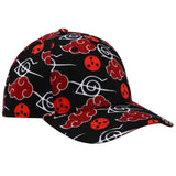 Naruto Shippuden Akatsuki Cloud All Over Print Snapback Hat - BUCKET POPCORN
