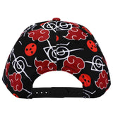 Naruto Shippuden Akatsuki Cloud All Over Print Snapback Hat - BUCKET POPCORN