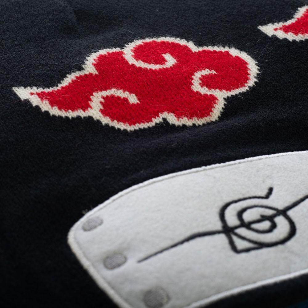Naruto Shippuden Konoha Symbol and Akatsuki Reversible Beanie - BUCKET POPCORN