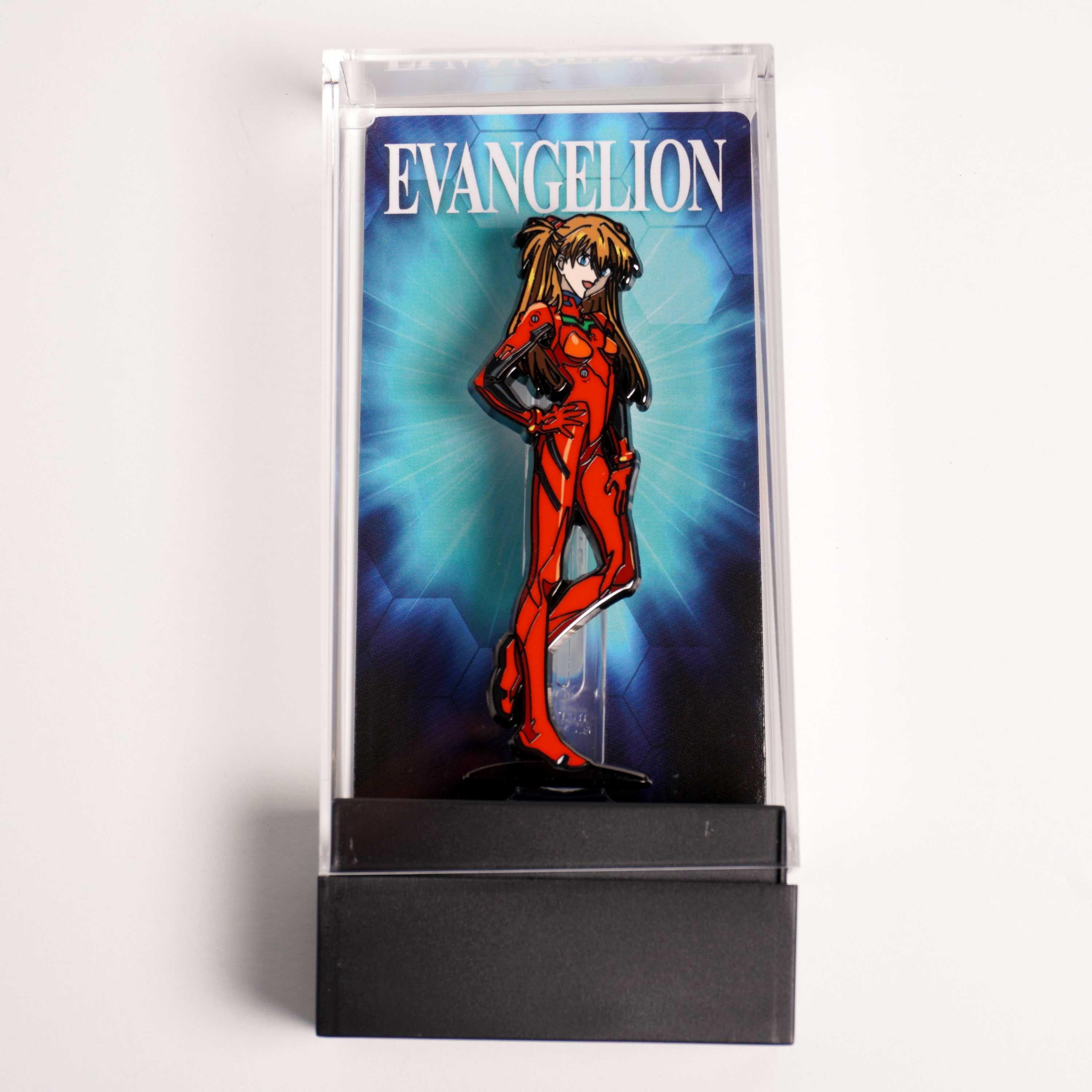 Neon Genesis Evangelion Asuka Langley FiGPiN #334 | Classic Enamel Pin - BUCKET POPCORN