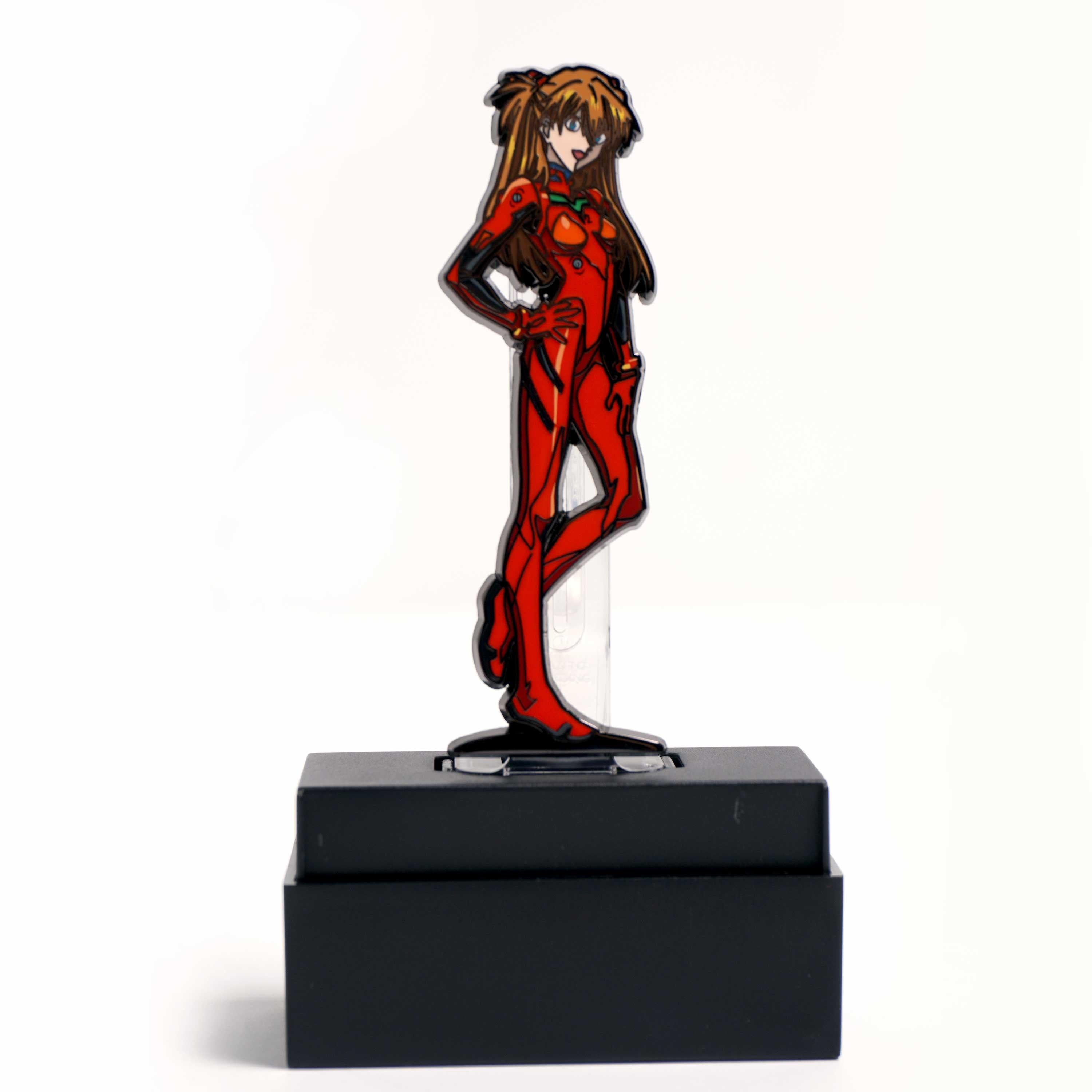 Neon Genesis Evangelion Asuka Langley FiGPiN #334 | Classic Enamel Pin - BUCKET POPCORN