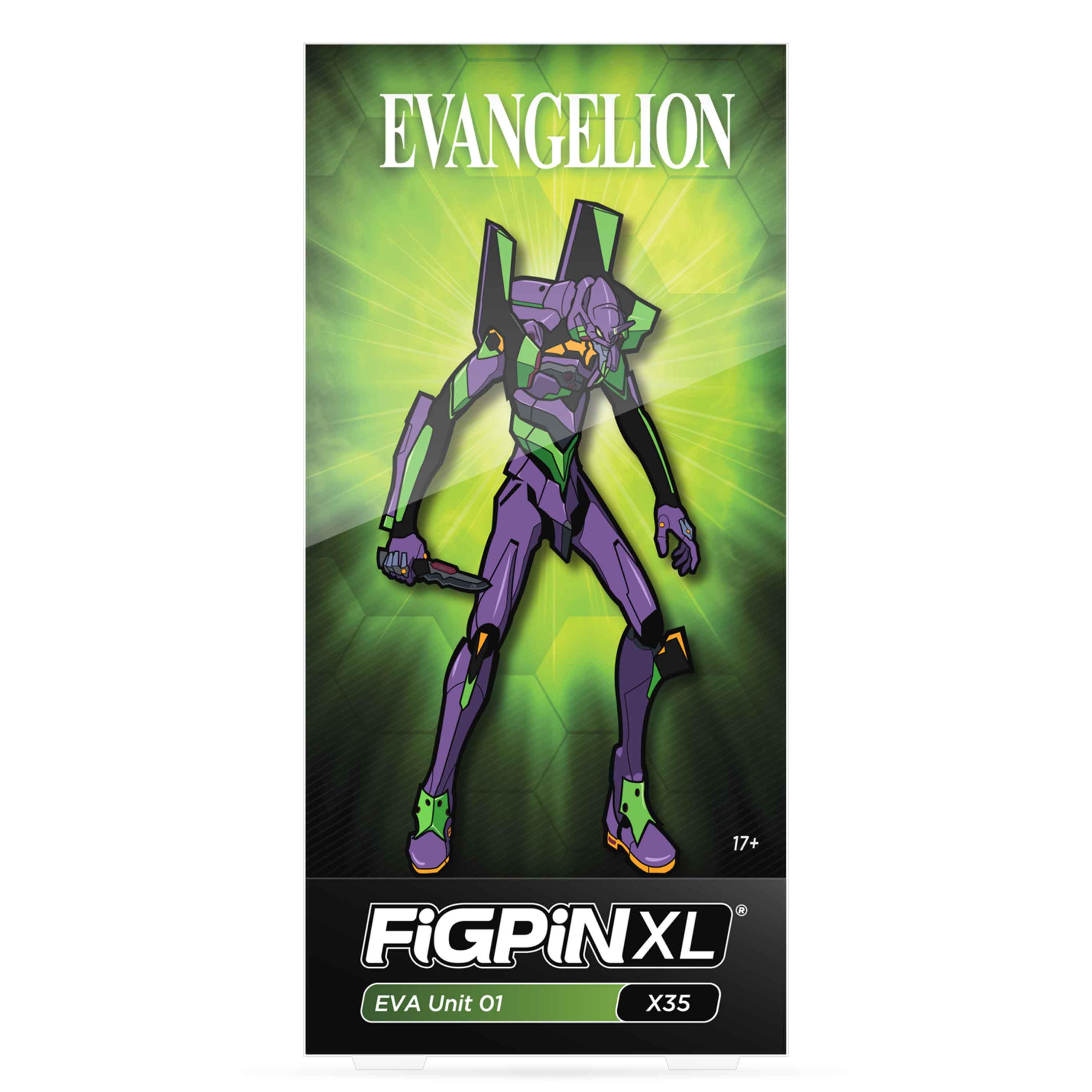 Neon Genesis Evangelion EVA Unit 01 FiGPiN XL #X35 | Classic Enamel Pin - BUCKET POPCORN