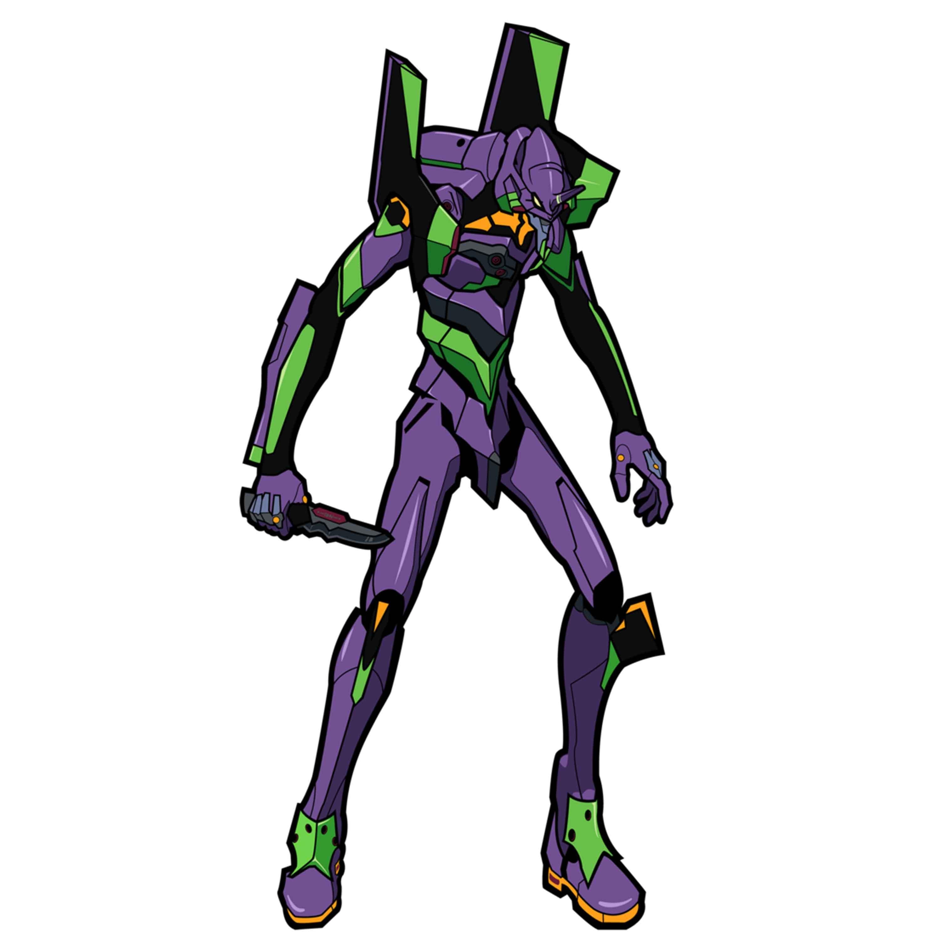 Neon Genesis Evangelion EVA Unit 01 FiGPiN XL #X35 | Classic Enamel Pin - BUCKET POPCORN
