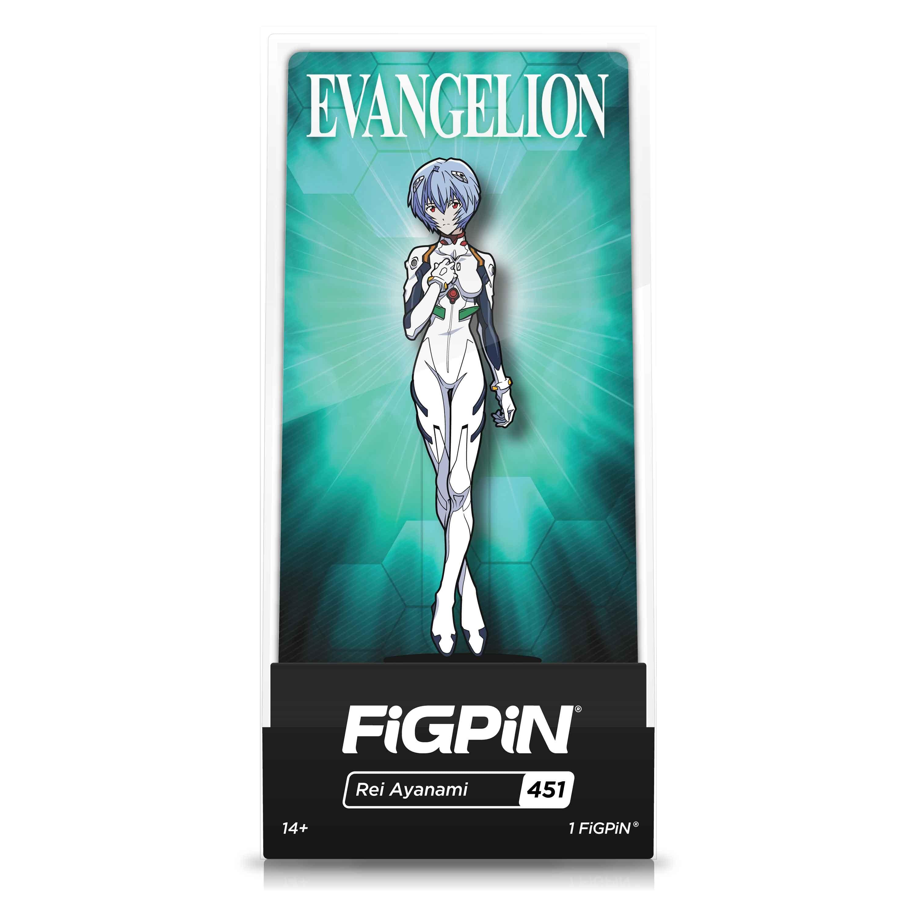 Neon Genesis Evangelion Rei Ayanami FiGPiN #451 |Classic Enamel Pin - BUCKET POPCORN