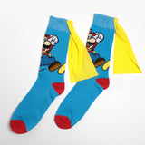Nitendo Super Mario Brothers Cape Men's Socks