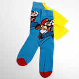 Nitendo Super Mario Brothers Cape Men's Socks - BUCKET POPCORN
