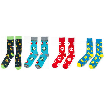 Nintendo Super Mario and The Legend of Zelda Men's Fashion Socks