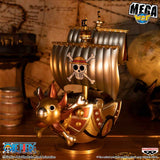 One Piece Thousand Sunny Mega World Collectible Anime Figure Special!! Gold Color