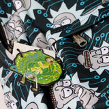 Rick and Morty Computer Chip Rick Unisex Nylon Backpack - BUCKET POPCORN