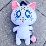 Sailor Moon Artemis 12 1/2 Inch Plush Backpack - BUCKET POPCORN