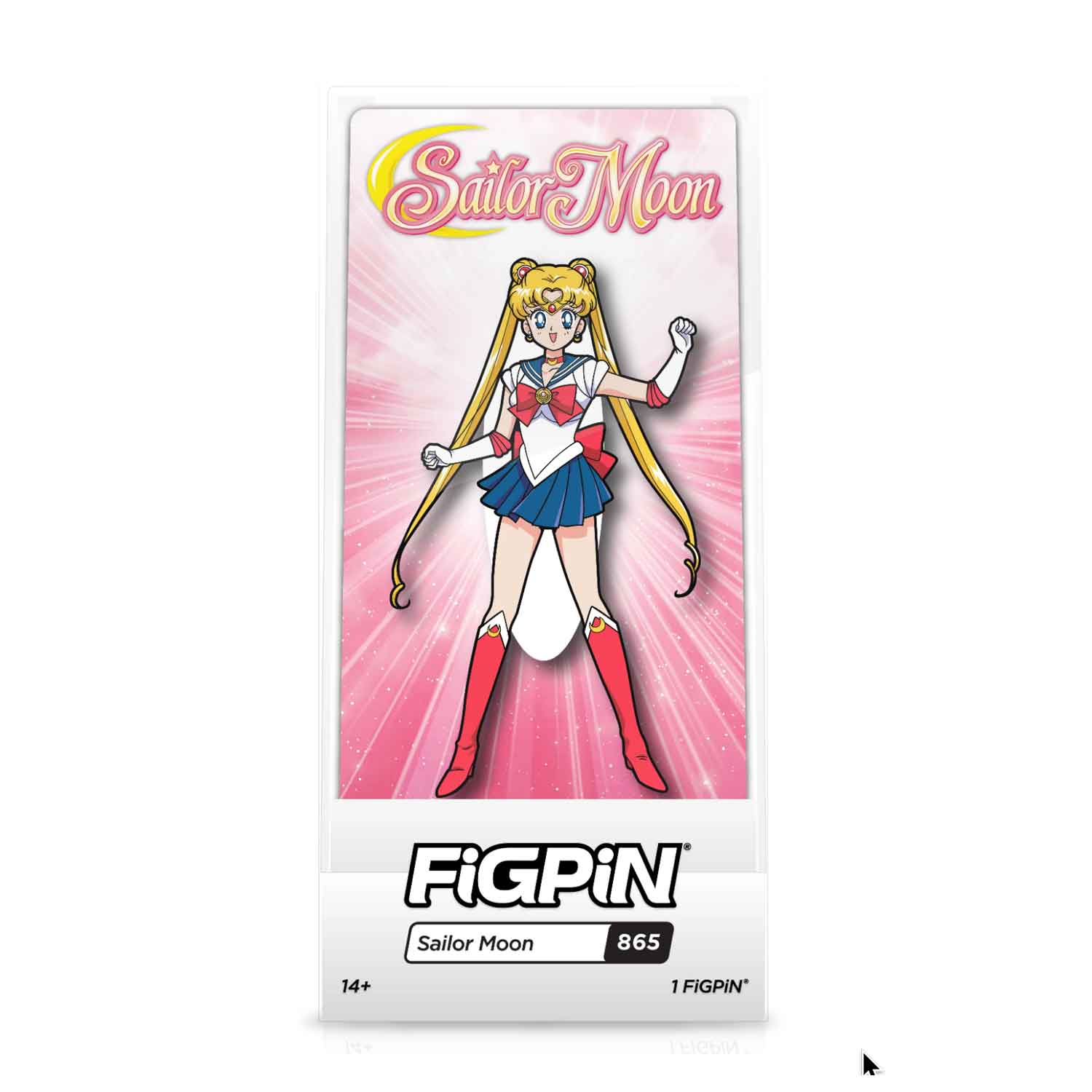 Pretty Guardian Sailor Moon Usagi Tsukino FiGPiN #865 Anime Enamel Pin