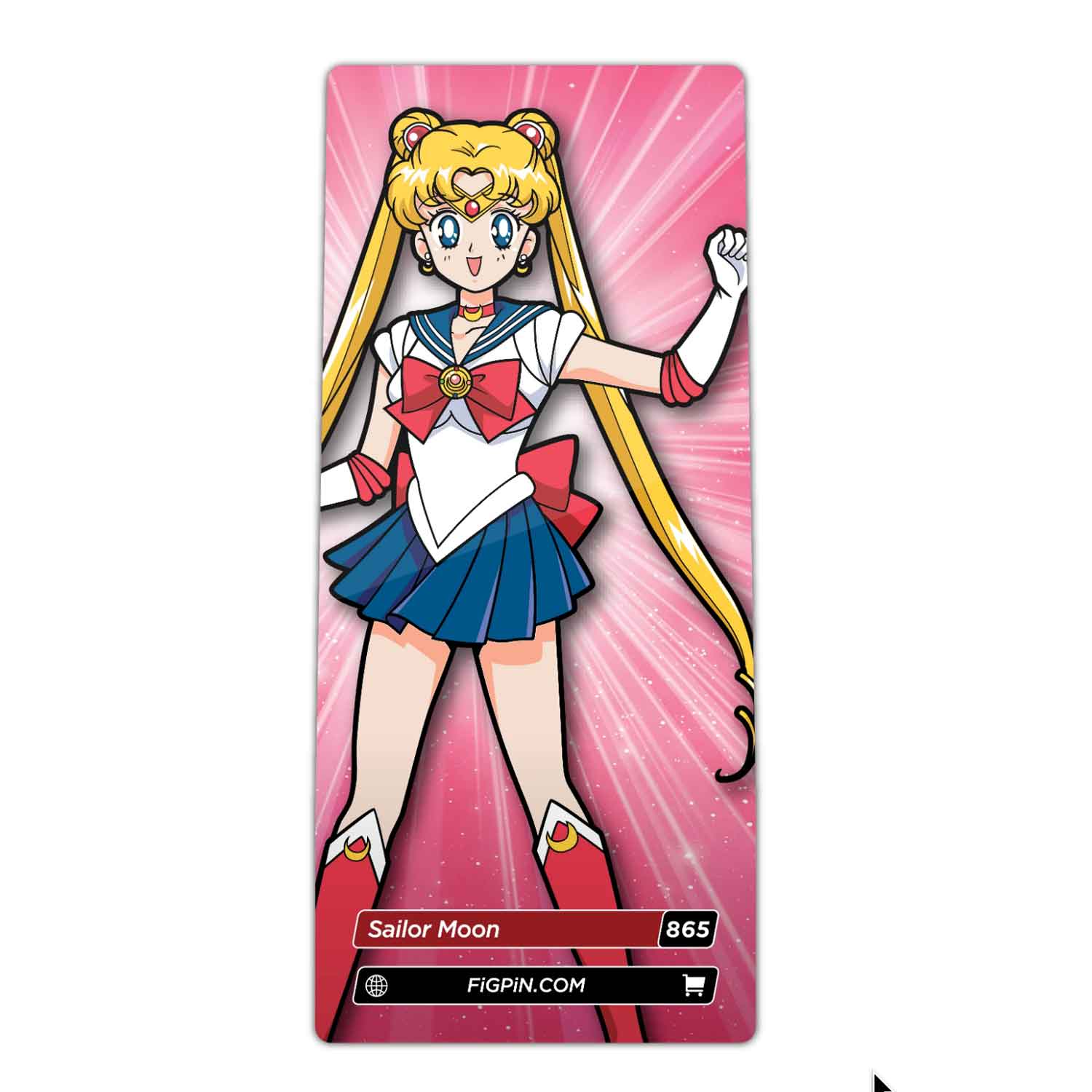 Pretty Guardian Sailor Moon Usagi Tsukino FiGPiN #865 Anime Enamel Pin