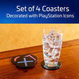 Playstation Metal 4 Piece Coaster Set - BUCKET POPCORN