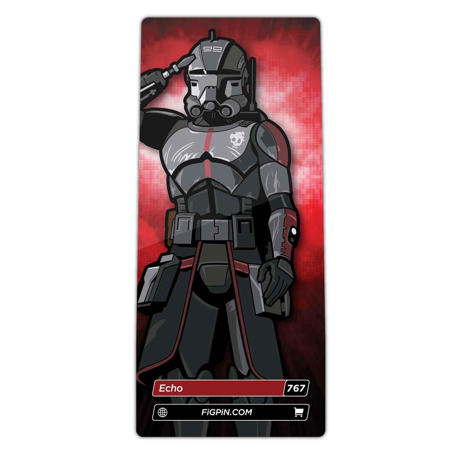 Star Wars The Bad Batch Echo #767 FiGPiN Classic Enamel Pin - BUCKET POPCORN