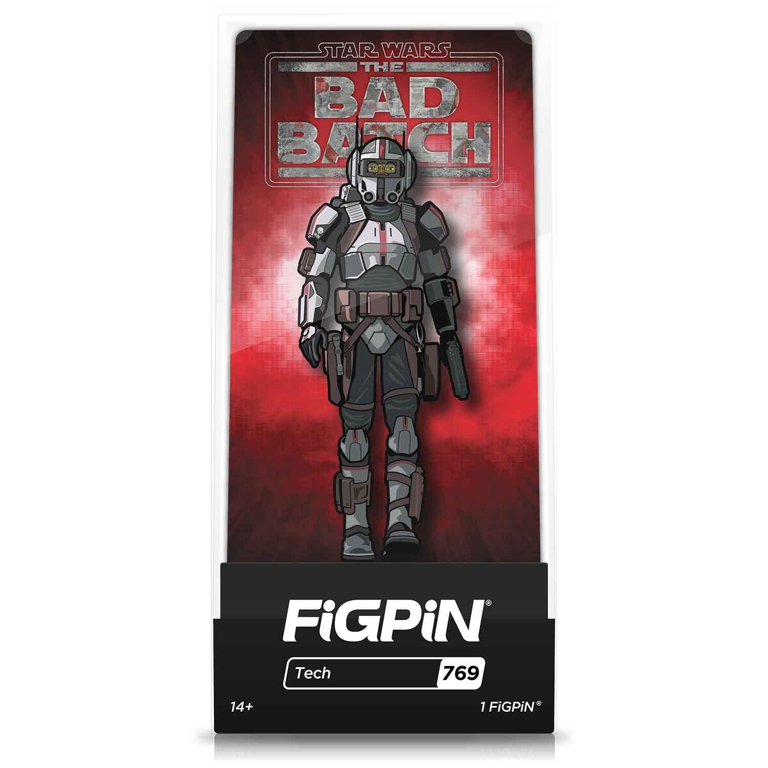 Star Wars The Bad Batch Tech #769 FiGPiN Classic Enamel Pin - BUCKET POPCORN