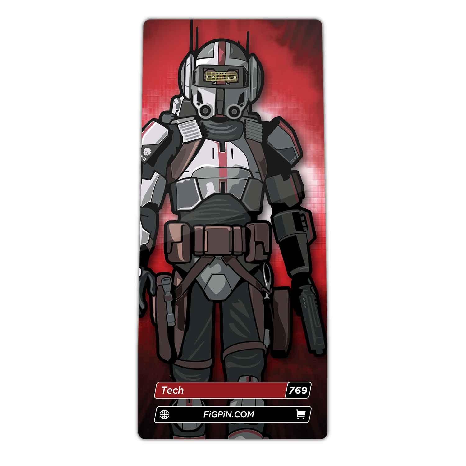 Star Wars The Bad Batch Tech #769 FiGPiN Classic Enamel Pin - BUCKET POPCORN
