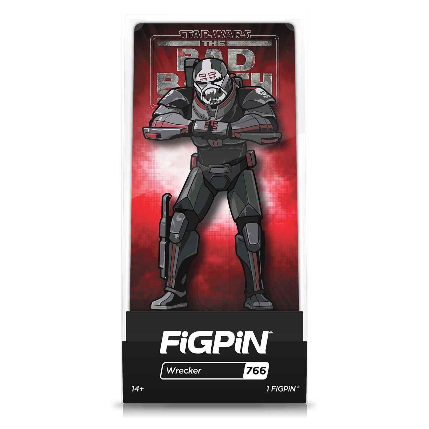 Star Wars The Bad Batch Wrecker #766 FiGPiN Classic Enamel Pin - BUCKET POPCORN