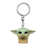 Star Wars: The Mandalorian The Child with Cup Funko Pocket Pop! Keychain