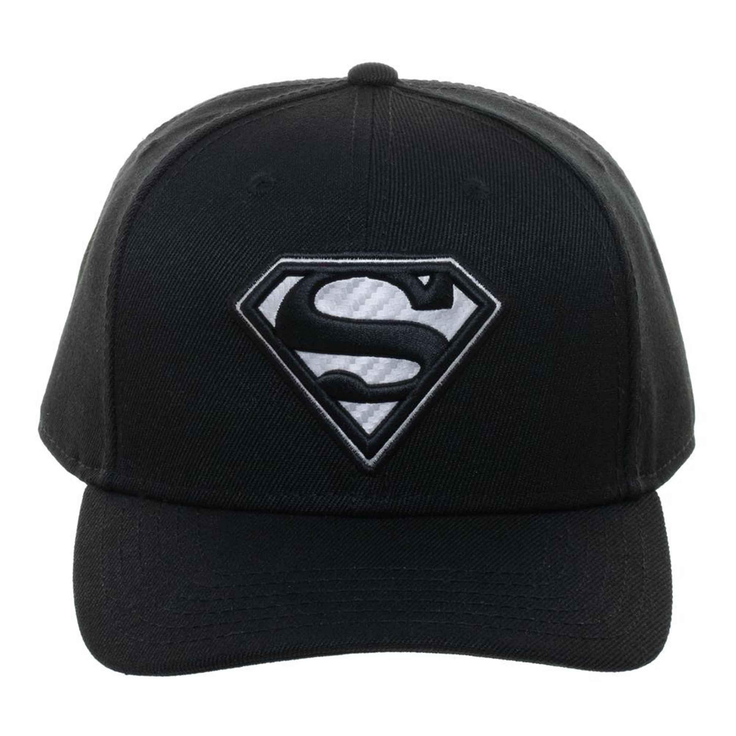 Superman Carbon Fiber Pre-curved Snapback - BUCKET POPCORN