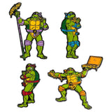 Teenage Mutant Ninja Turtles 1 1/2-Inch Enamel Pin 4 Piece Set - BUCKET POPCORN