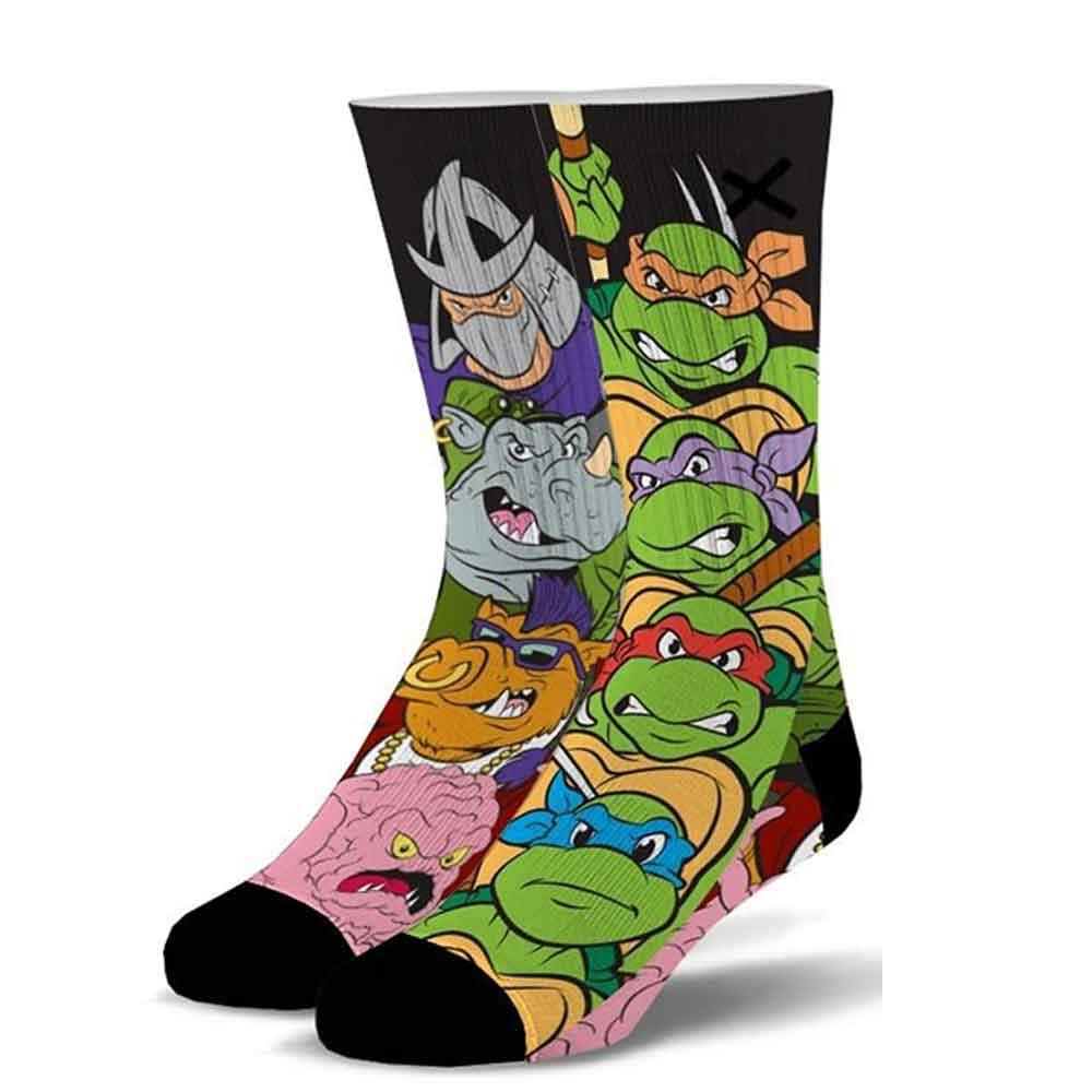 Teenage Mutant Ninja Turtles Showdown Character Crew Socks - BUCKET POPCORN