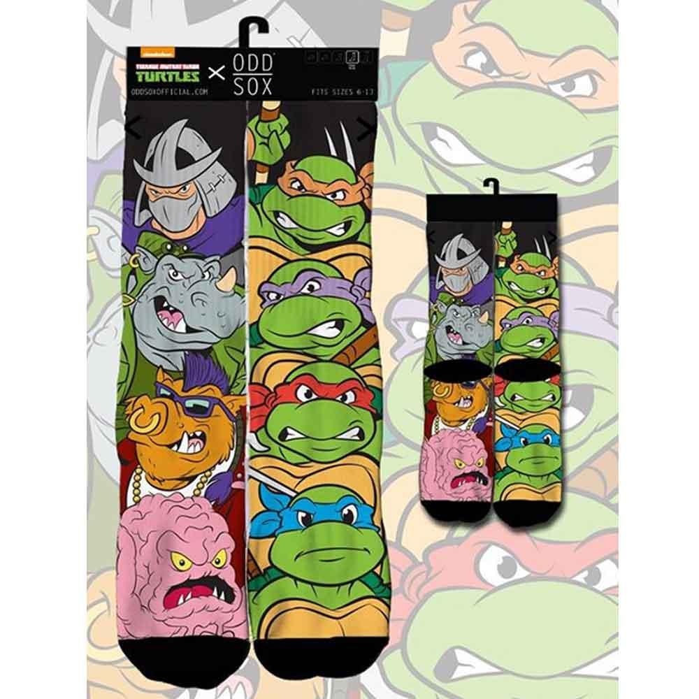 Teenage Mutant Ninja Turtles Showdown Character Crew Socks - BUCKET POPCORN