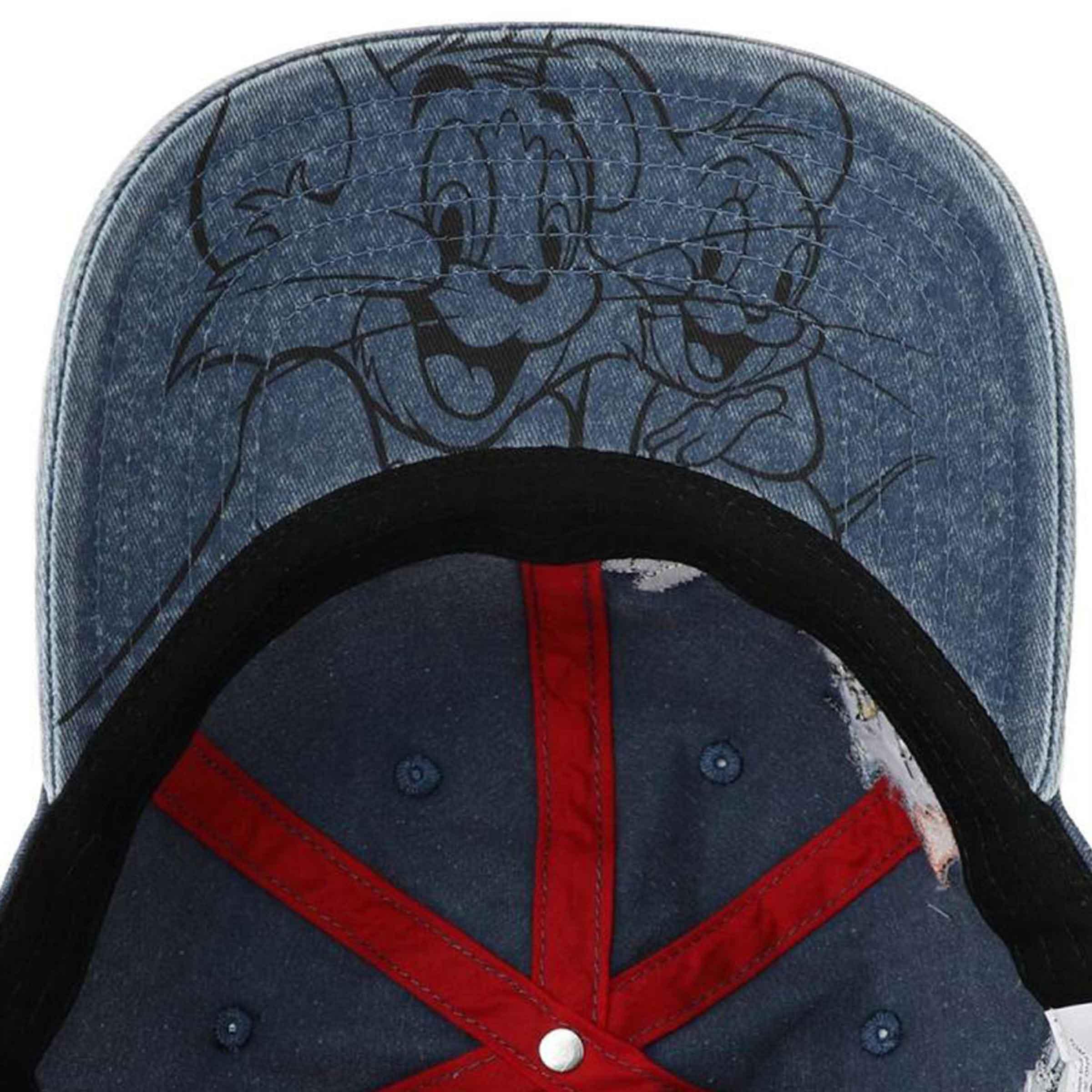 Tom and Jerry Embroidered Denim Baseball Cap - BUCKET POPCORN