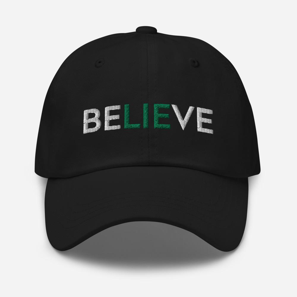 Believe Fun Embroidered Unisex Baseball Cap - BUCKET POPCORN