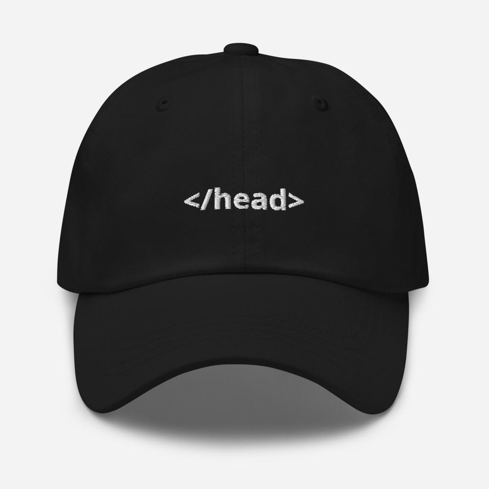 Code </head> Embroidered Unisex Baseball Cap - BUCKET POPCORN