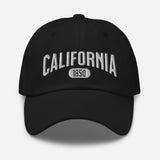 California 1850 Embroidered Unisex Baseball Cap