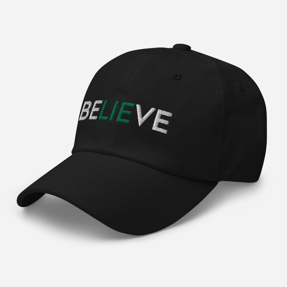 Believe Fun Embroidered Unisex Baseball Cap - BUCKET POPCORN