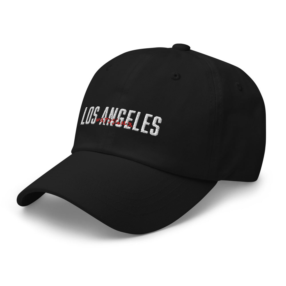 Los Angeles in English and Japanese Embroidered Unisex Baseball Cap