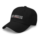 Los Angeles in English and Japanese Embroidered Unisex Baseball Cap
