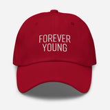 Forever Young Embroidered Unisex Baseball Cap - BUCKET POPCORN