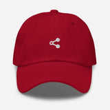 Share Love Icon Embroidered Unisex Baseball Cap - BUCKET POPCORN