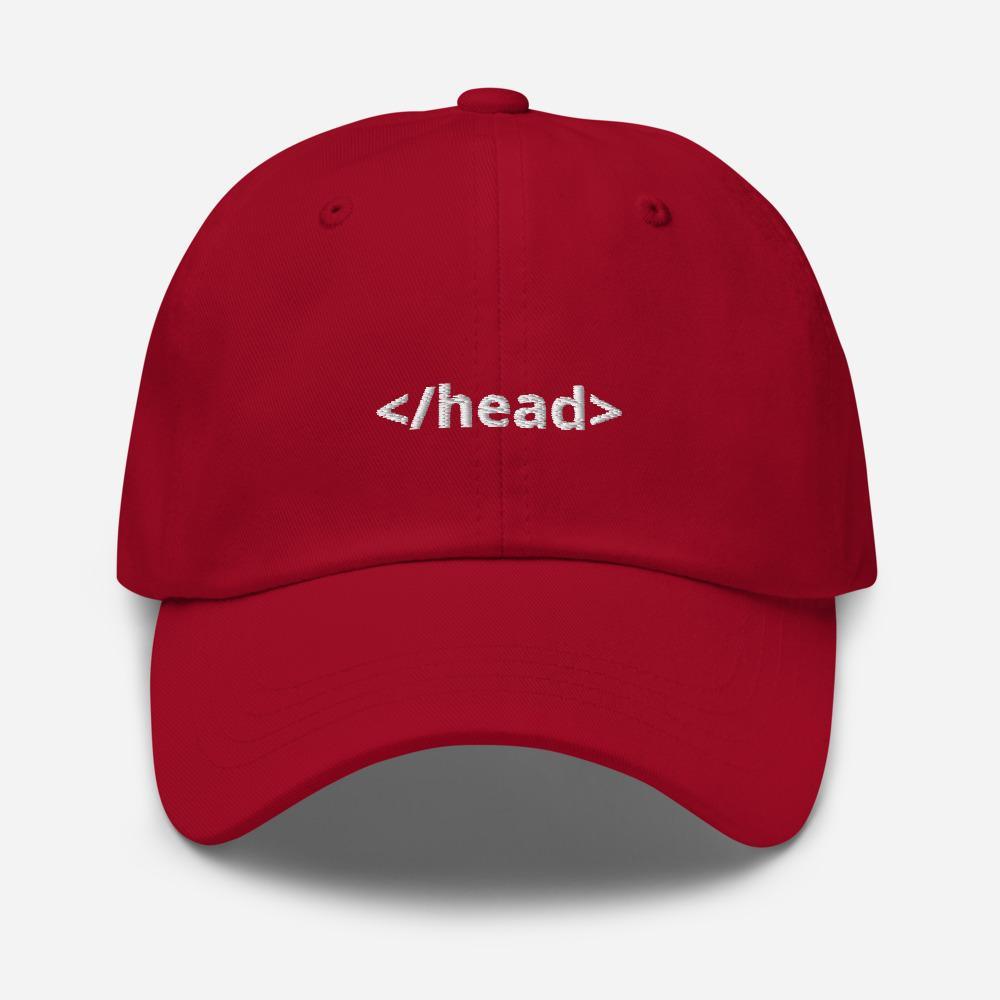 Code </head> Embroidered Unisex Baseball Cap - BUCKET POPCORN