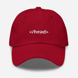 Code </head> Embroidered Unisex Baseball Cap - BUCKET POPCORN