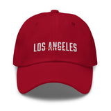 Los Angeles in English and Japanese Embroidered Unisex Baseball Cap