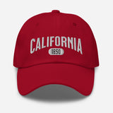 California 1850 Embroidered Unisex Baseball Cap