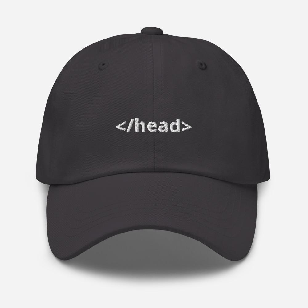 Code </head> Embroidered Unisex Baseball Cap - BUCKET POPCORN