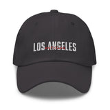 Los Angeles in English and Japanese Embroidered Unisex Baseball Cap