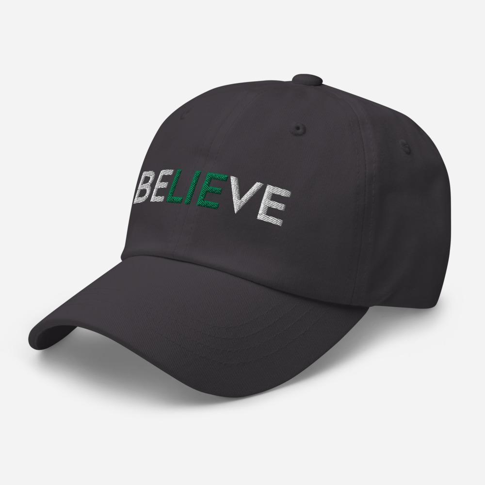 Believe Fun Embroidered Unisex Baseball Cap - BUCKET POPCORN